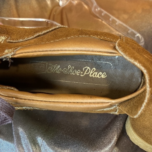 1970’s brown leather Sears‎ vintage casual chukkas style size 5.5. Few scrapes. - Picture 6 of 8